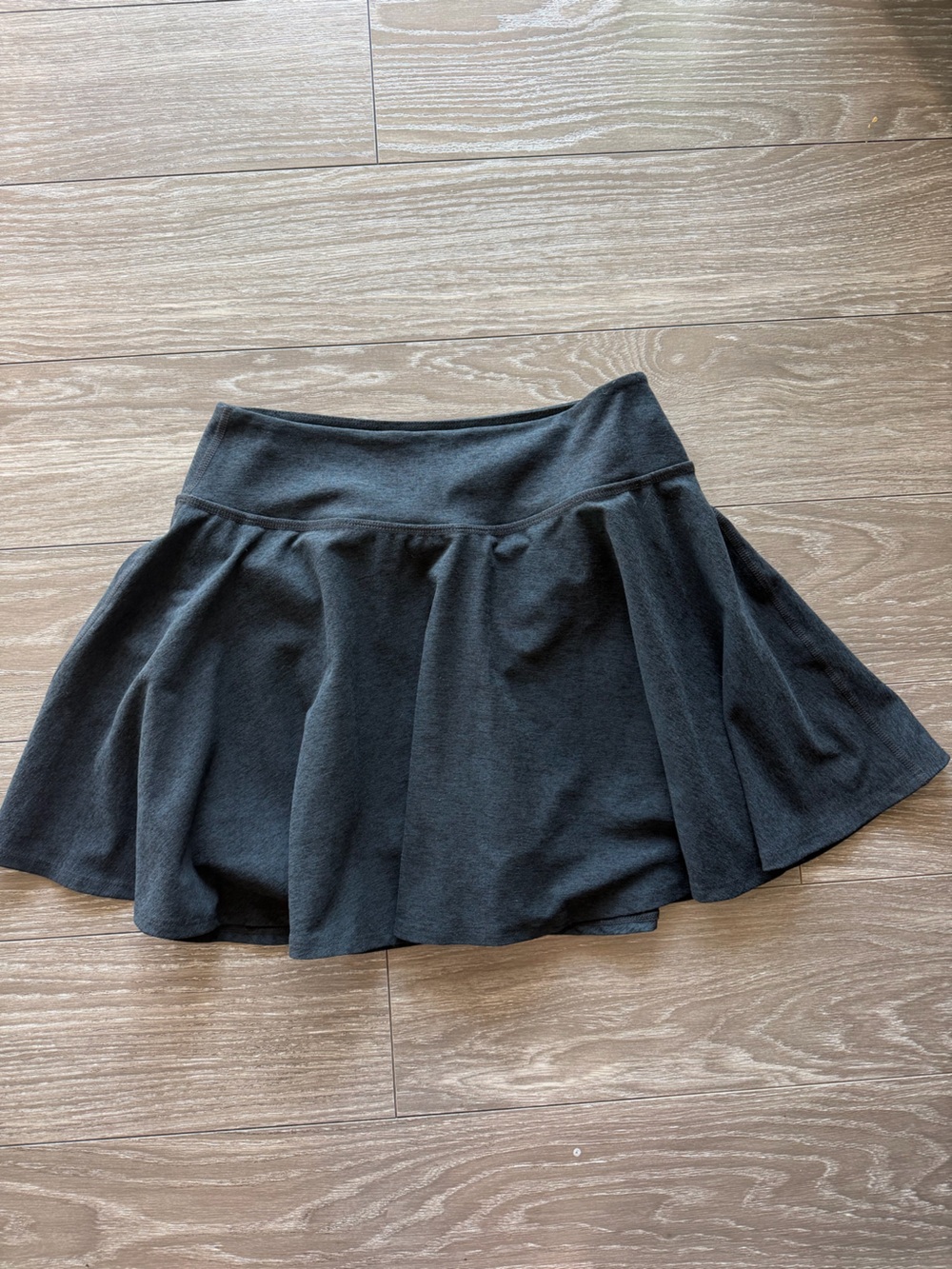 Beyond Yoga Women's Black Flared Skirt - Classic A-Line Style with shorts